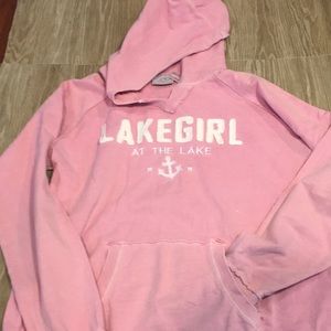 Lakegirl Pink Hoodie . Sz LG Pink
